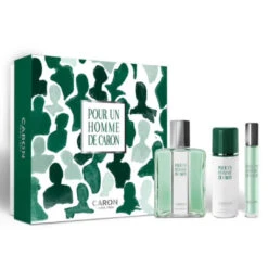 Caron - Pour Un Homme Coffret Eau De Toilette Avec Son Déodorant Et Son Vaporisateur De Voyage