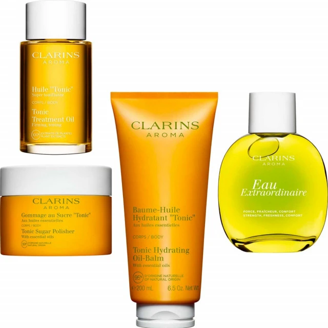 Clarins - Aroma Huile Tonic Super Tonifiante 100% Extraits De Plantes 4 Clarins - Aroma Huile Tonic Super Tonifiante 100% Extraits De Plantes – Image 4
