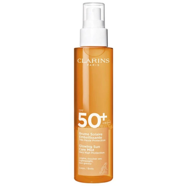 Clarins - Brume Solaire Embellissante Légère, Toucher Sec 1 Clarins - Brume Solaire Embellissante Légère, Toucher Sec