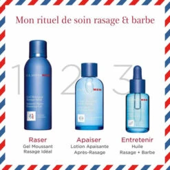 Clarins - ClarinsMen Huile Rasage Et Barbe -Parfumerie Burdin Boutique clarins clarinsmen huile rasage et barbe 4
