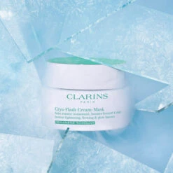 Clarins - Cryo-Flash Masque-Crème Soin Masque Anti-Âge -Parfumerie Burdin Boutique clarins cryo flash masque creme soin masque anti age 3