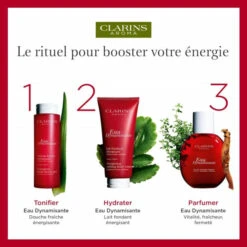 Clarins - Eau Dynamisante Gel Douche Frais Énergisant - Toutes Peaux -Parfumerie Burdin Boutique clarins eau dynamisante gel douche frais energisant toutes peaux 3