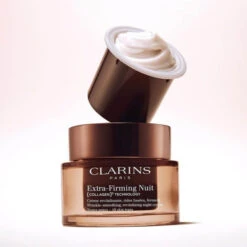 Clarins - Extra-Firming Nuit Crème Régénérante Anti-âge Peaux Sèches -Parfumerie Burdin Boutique clarins extra firming nuit creme regenerante anti rides peaux seches 4