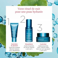 Clarins - Hydra-Essentiel Soin De Nuit Repulpant "Anti-Soif" Toutes Peaux 7 Clarins - Hydra-Essentiel Soin De Nuit Repulpant "Anti-Soif" Toutes Peaux -Parfumerie Burdin Boutique clarins hydra essentiel soin de nuit repulpant anti soif toutes peaux 3