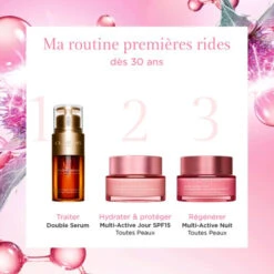 Clarins - Multi-Active Jour SPF 15 Crème Lissante Et Booster D'éclat -Parfumerie Burdin Boutique clarins multi active jour spf 15 creme lissante et booster d eclat 3