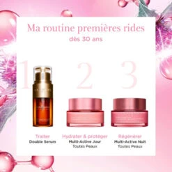 Clarins - Multi-Active Nuit Toutes Peaux Crème Lissante, Rénovatrice De Peau -Parfumerie Burdin Boutique clarins multi active nuit toutes peaux creme lissante renovatrice de peau 3