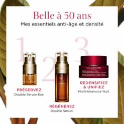 Clarins - Multi-Intensive Nuit Crème Lift-Redensifiante Anti-Rides Toutes Peaux -Parfumerie Burdin Boutique clarins multi intensive nuit creme lift redensifiante anti rides 3