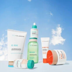 Clarins - PURE-RESET Gel Matité Imperfections - Peaux Grasses à Imperfections -Parfumerie Burdin Boutique clarins pure reset gel matite imperfections peaux grasses a imperfections 5