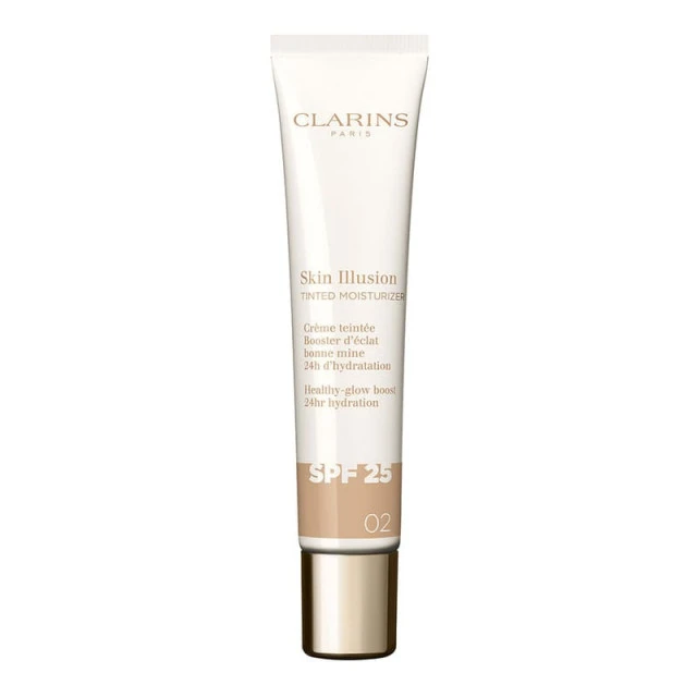 Clarins - Skin Illusion Tinted Moisturizer SPF25 Crème Teintée Booster D'éclat 1 Clarins - Skin Illusion Tinted Moisturizer SPF25 Crème Teintée Booster D'éclat
