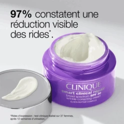Clinique - Smart Clinical Repair SPF30 Crème Jour Correctrice Anti-Rides -Parfumerie Burdin Boutique clinique smart clinical spf30 jour creme correctrice anti rides 3