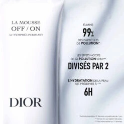 Dior La Mousse OFF/ON Le Démaquillage Au Nymphéa - Mousse Nettoyante Anti-pollution Purifiante 7 Dior La Mousse OFF/ON Le Démaquillage Au Nymphéa - Mousse Nettoyante Anti-pollution Purifiante -Parfumerie Burdin Boutique dior la mousse offon le demaquillage au nymphea mousse nettoyante anti pollution purifiante 3