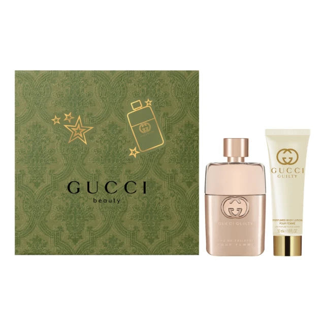 Gucci - Guilty Pour Femme Coffret Eau De Toilette Avec Son Lait Pour Le Corps 1 Gucci - Guilty Pour Femme Coffret Eau De Toilette Avec Son Lait Pour Le Corps