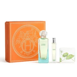Hermès - Un Jardin Sur Le Nil Coffret Eau De Toilette Avec Son Vaporisateur De Sac Et Son Savon Parfumé