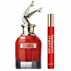 Jean Paul Gaultier - Scandal Coffret Parfum Et Son Vaporisateur De Sac -Parfumerie Burdin Boutique jean paul gaultier scandal coffret eau de parfum avec son lotion corps parfumee 1 1