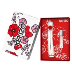 Kenzo - Flower By Kenzo L'Absolue Coffret Eau De Parfum Et Son Vaporisateur De Sac -Parfumerie Burdin Boutique kenzo flower by kenzo coffret eau de parfum son vaporisateur rechargeable de sac et son lait corps 1
