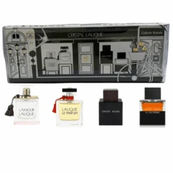 Lalique - Miniatures Lalique Coffret 4 Parfums Femme Et Homme