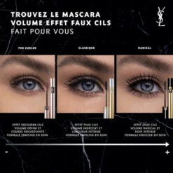 Yves St Laurent - Mascara Volume Effet Faux Cils Waterproof -Parfumerie Burdin Boutique mascara yves saint laurent volume effet faux cils waterproof 5