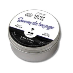 Monsieur Barbier - Better Shave Savon De Rasage Certifié BIO - Black édition -Parfumerie Burdin Boutique monsieur barbier savon de rasage black edition 2