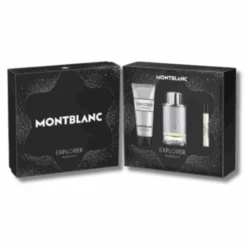 Montblanc - Explorer Platinum Coffret Eau De Parfum Avec Son Vaporisateur De Voyage Et Son Gel Douche