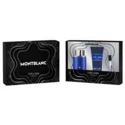 Montblanc - Explorer Ultra Blue Coffret Eau De Parfum Avec Son Vaporisateur De Voyage Et Son Gel Douche