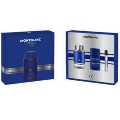 Montblanc - Explorer Ultra Blue Coffret Eau De Parfum, Vaporisateur De Voyage Et Déodorant Stick