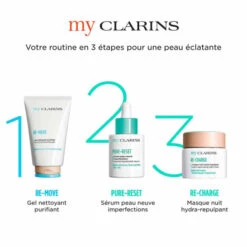 Clarins - PURE-RESET Sérum Peau Neuve - Peaux Grasses Et à Imperfections 9 Clarins - PURE-RESET Sérum Peau Neuve - Peaux Grasses Et à Imperfections -Parfumerie Burdin Boutique my clarins pure reset serum peau neuve peaux grasses et a imperfections 4