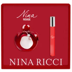 Nina Ricci - Nina Rouge Coffret Eau De Toilette Avec Son Roll-On -Parfumerie Burdin Boutique nina ricci nina rouge coffret eau de toilette avec son roll on 1