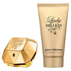 Rabanne - Lady Million Coffret Eau De Parfum Avec Sa Lotion Corps -Parfumerie Burdin Boutique paco rabanne lady million coffret eau de parfum avec sa lotion corps 1
