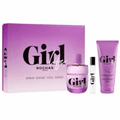 Rochas - Girl Life Coffret Eau De Parfum Avec Son Vaporisateur De Sac Et Son Lait Corps