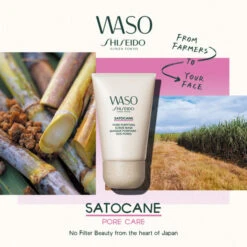 Shiseido - WASO Satocane Masque Purifiant SOS Pores -Parfumerie Burdin Boutique shiseido waso satocane masque purifiant sos pores 2