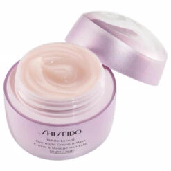 Shiseido - White Lucent Crème & Masque Nuit Éclat -Parfumerie Burdin Boutique soins visage masques et gommages masque purifiant et matifiant white lucent creme masque nuit eclat 1