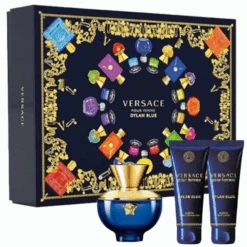 Versace - Dylan Blue Pour Femme Coffret Eau De Parfum Avec Son Gel Douche Et Son Lait Corps