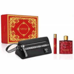 Versace - Eros Flame Coffret Eau De Parfum Avec Son Vaporisateur De Voyage
