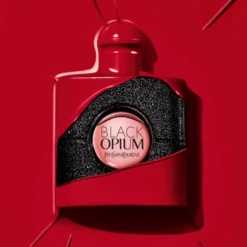 Yves St Laurent - Black Opium Coffret Eau De Parfum Avec Son Vaporisateur De Sac Et Son Miroir -Parfumerie Burdin Boutique yves saint laurent black opium coffret eau de parfum et miniature 2