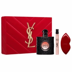 Yves St Laurent - Black Opium Coffret Eau De Parfum Avec Son Vaporisateur De Sac Et Son Miroir